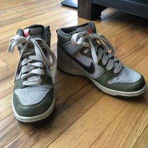 Rare Nike Dunk High 6.0 Olive Tan High Top